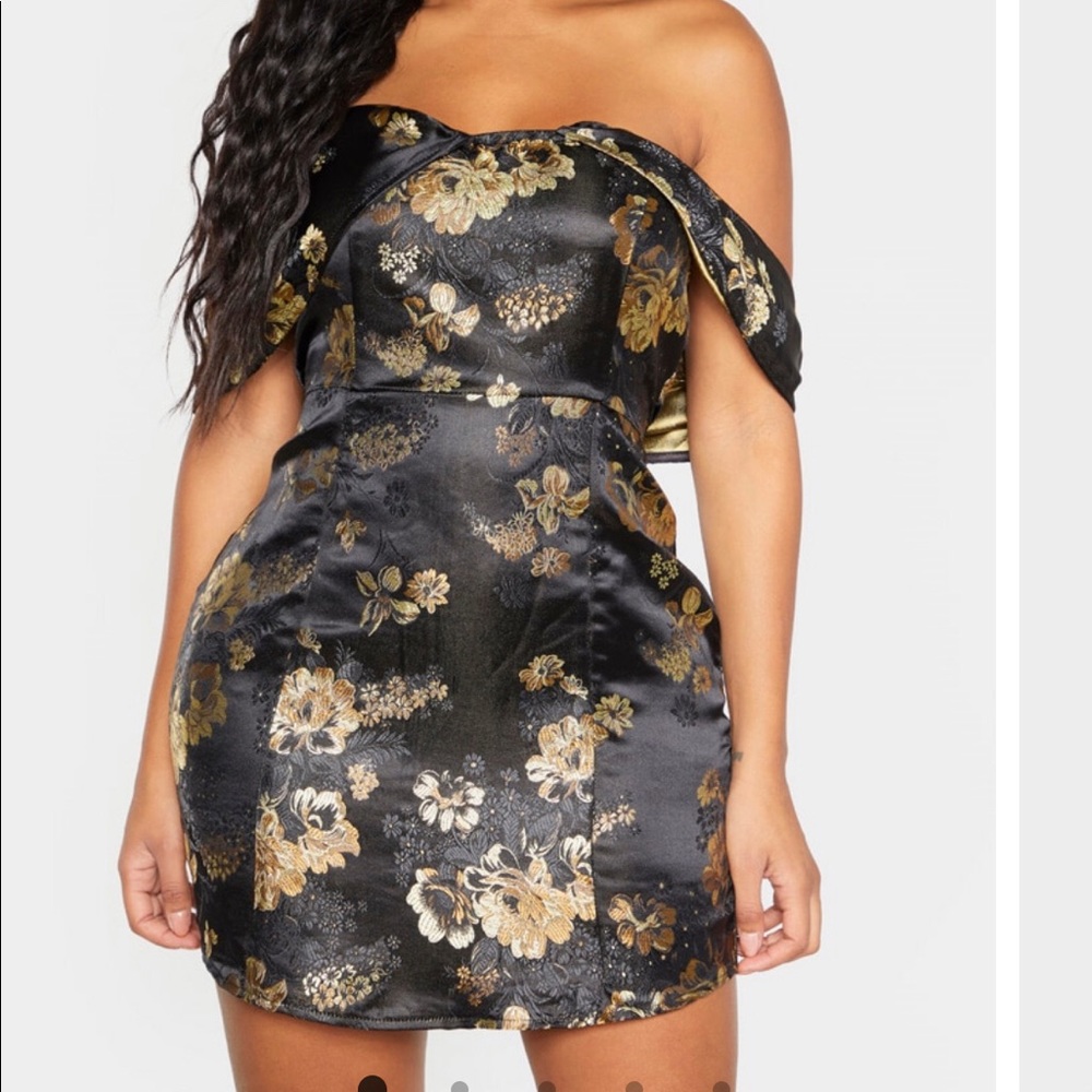 PLT ORIENTAL BODYCON DRESS